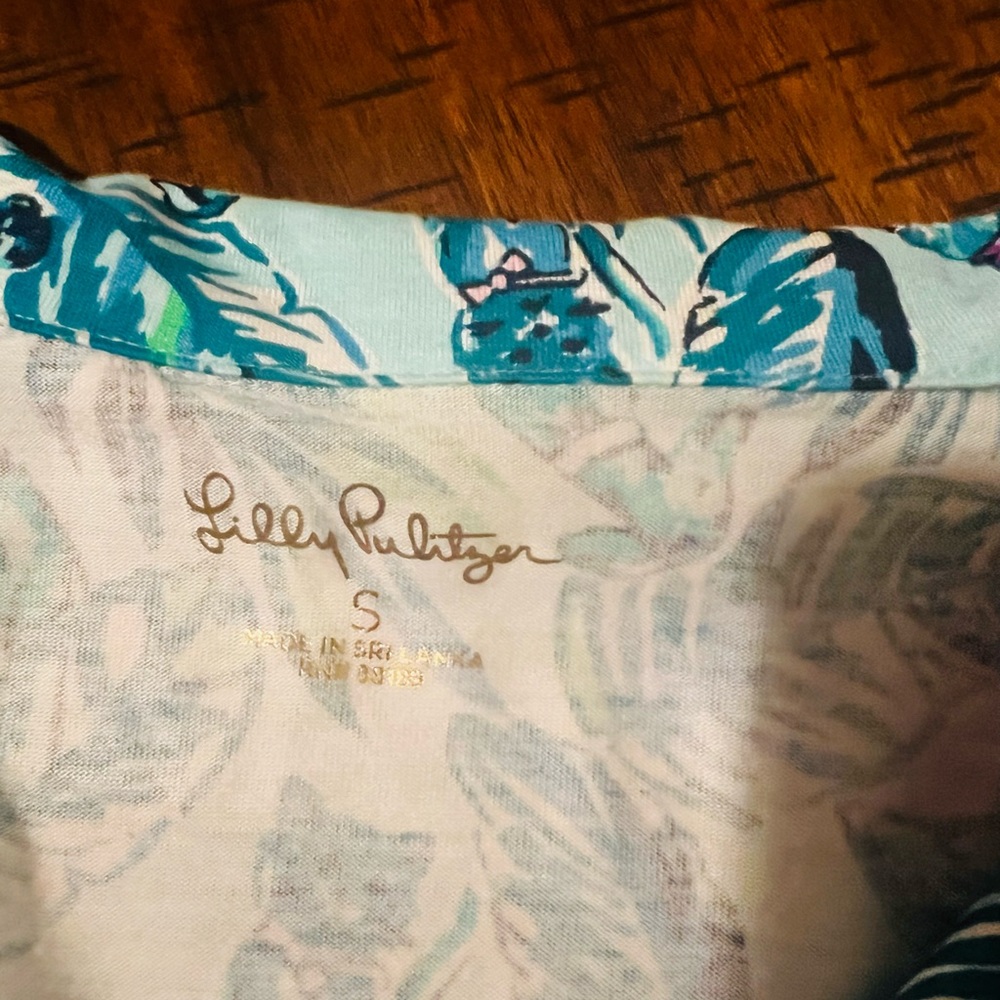 New Lilly Pulitzer pajama top - Picture 4 of 5